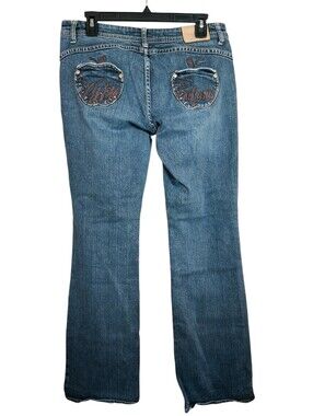 Apple Bottoms Jeans Vintage Women's Bootcut Size 9/10 Medium Wash Blue